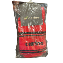 Carino Nylon/Spandex Half Terry Soccer Sock - Red/Black